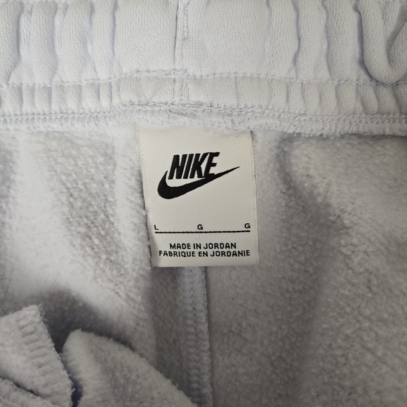 Nike Joggers Mens Large Teal Club Fleece Cargo Sweatpants Drawstring CD3129 - Picture 4 of 11